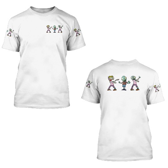 Zombie Kids Clothes 3D T Shirts