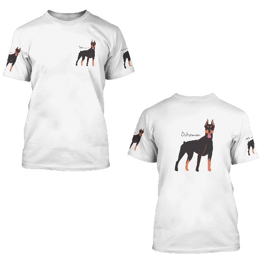 Doberman 3D T Shirts