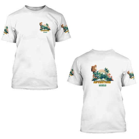 adventure world 3D T Shirts
