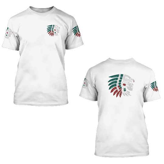 Aztec Warrior Indigenous Mexican Aztec Jaguar 3D T Shirts