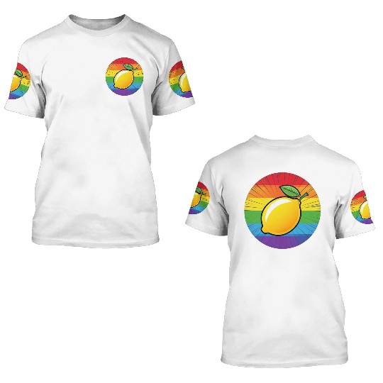 LGBTQ Lemon 3D T Shirts