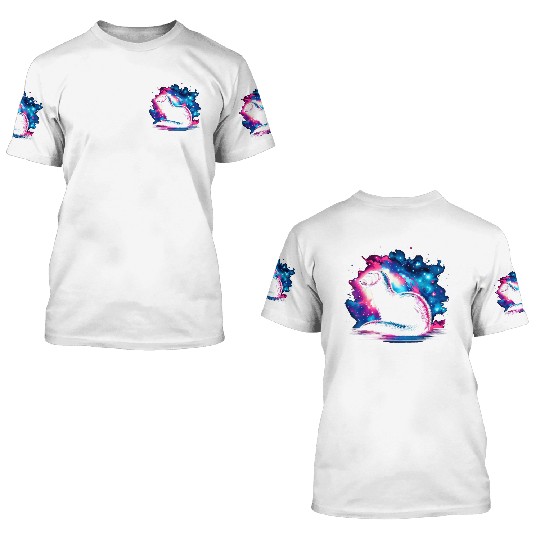 Cool Galaxy Graphic Space Art 3D T Shirts