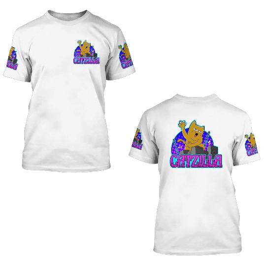 catzilla 3D T Shirts