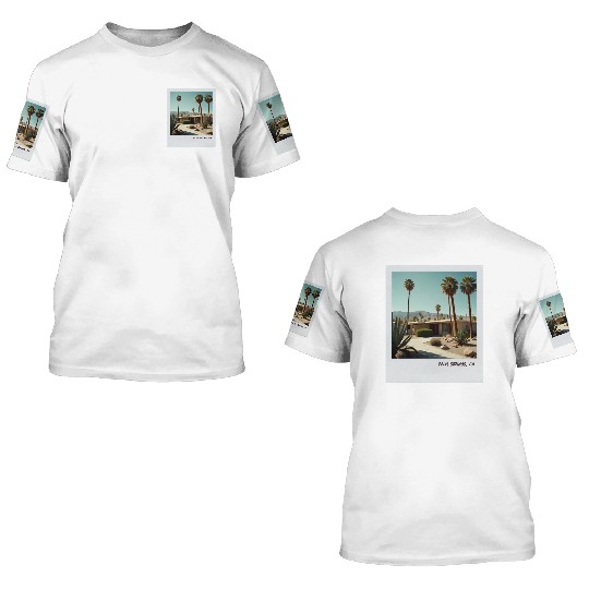 Mono Enterprises "Travels" Palm Springs #1 3D T Shirts