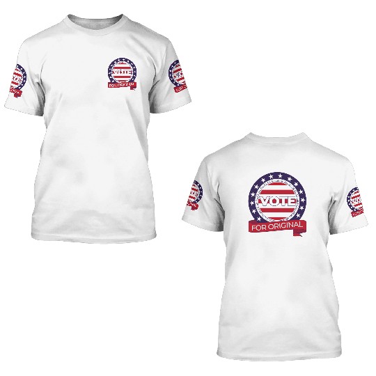 Election design USA Flag gift election campaign 3D T Shirts