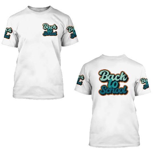 Back to school kids or teacher appreciation gift 3D T Shirts