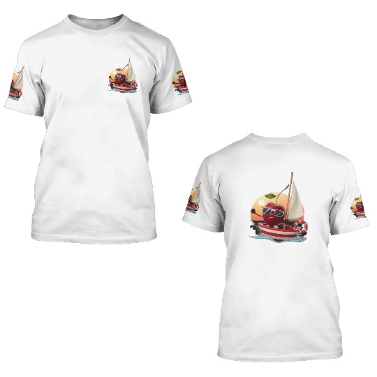 Fruit Boating Cherry 3D T Shirts