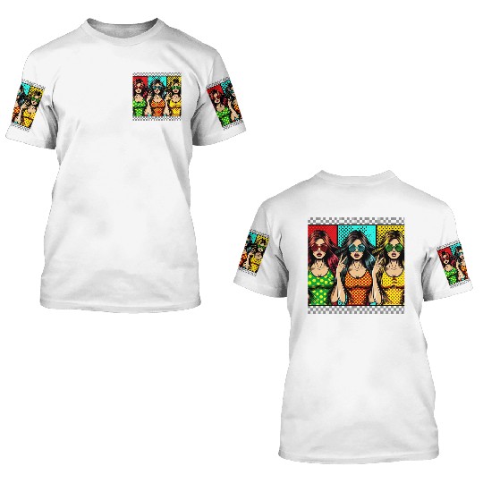 femmes sexy 3D T Shirts