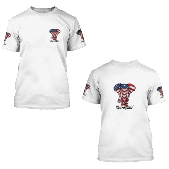 Republican Make America Roar Again Election 2024 3D T Shirts