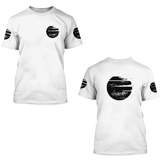Reflection of Moon 3D T Shirts