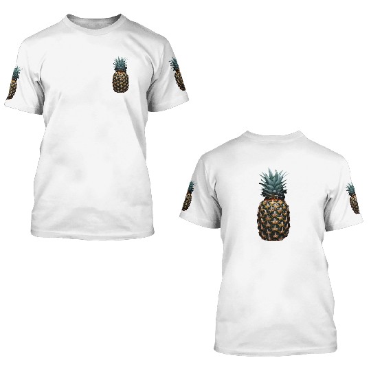 Pineapple Realistic 3D T Shirts