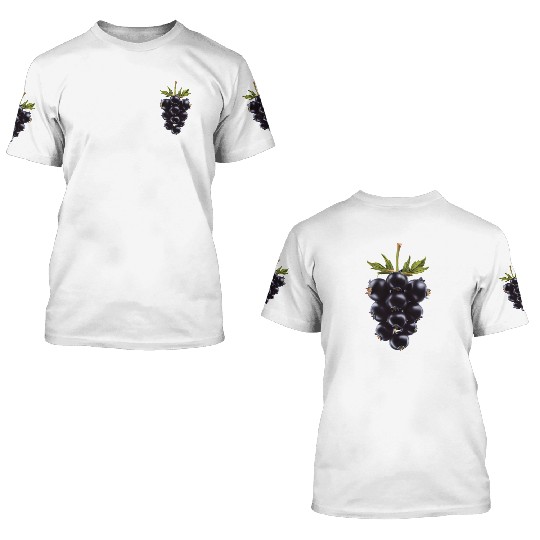 Blackberry Realistic 3D T Shirts