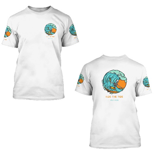 RIDE THE TIDE ONIKA + ROGUE 3D T Shirts