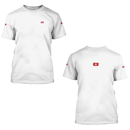 Lake Geneva Switzerland Attractions Weather 3D T Shirts