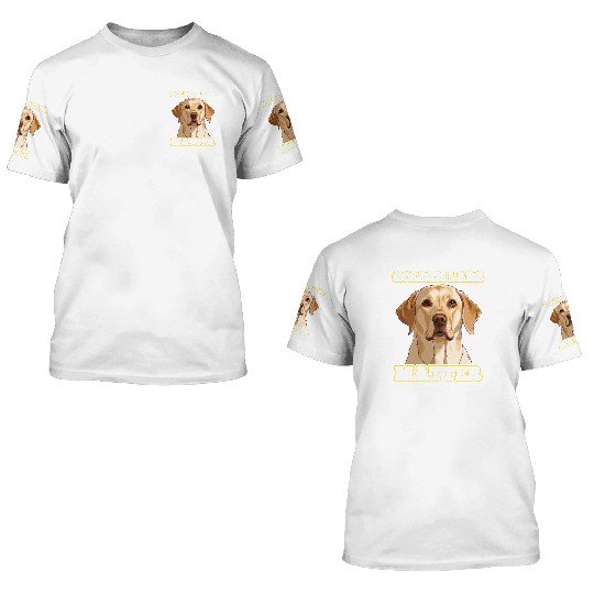 Golden Labrador GOLDEN LABS MATTER Labrador 3D T Shirts