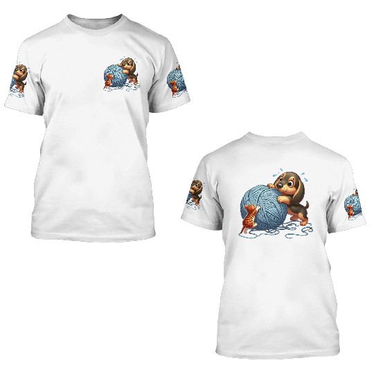 Fun Animal Image 3D T Shirts