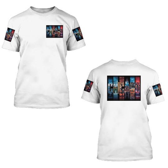 Chicago 3D T Shirts
