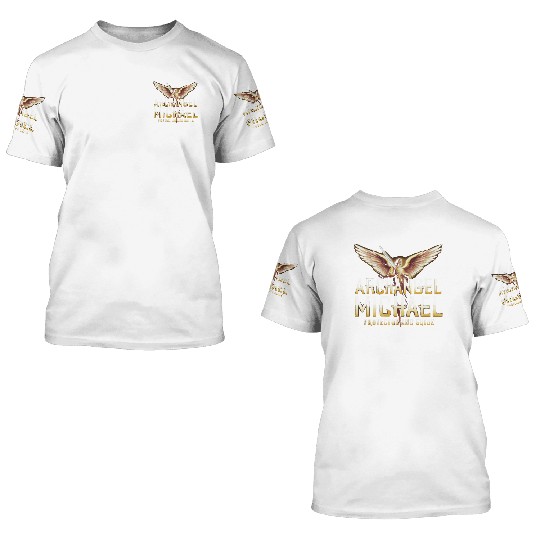 Archangel Michael Catholic Christianity Angel 3D T Shirts