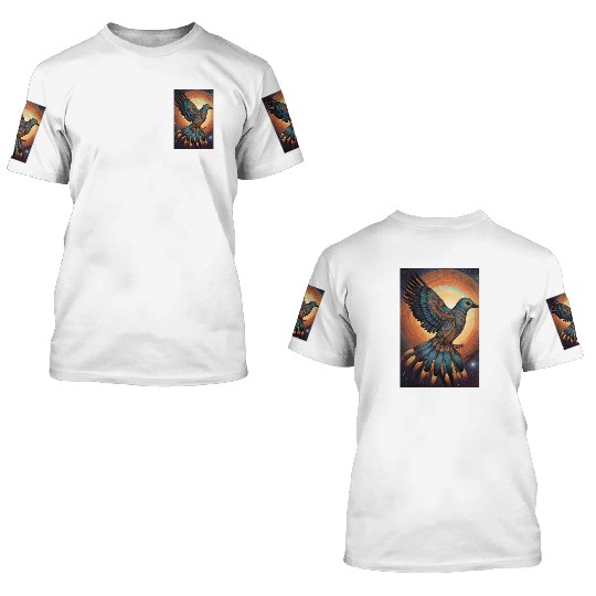 The Bird of Paradise 3D T Shirts