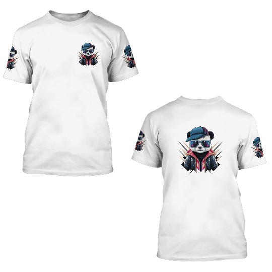 Baby Panda 3D T Shirts