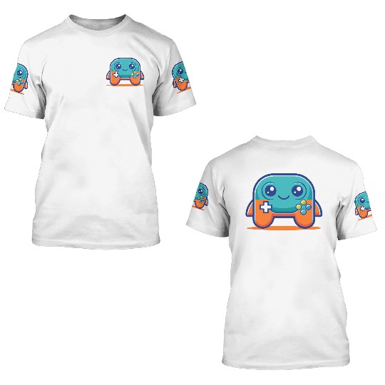 Chibi Controller 3D T Shirts