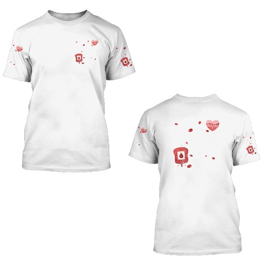 Blood Thank You 3D T Shirts