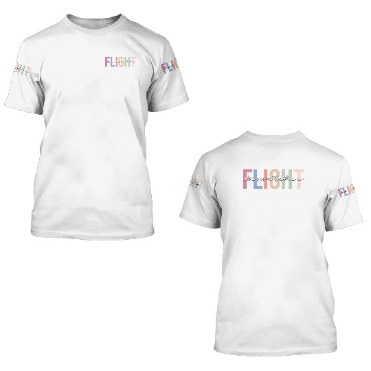 Flight Dispatcher Aviation 3D T Shirts