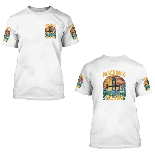 Mackinac Island. 3D T Shirts