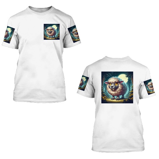 The sheep-wolf 3D T Shirts