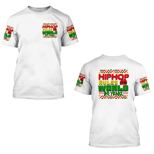 Hip Hop Rules 3D T Shirts