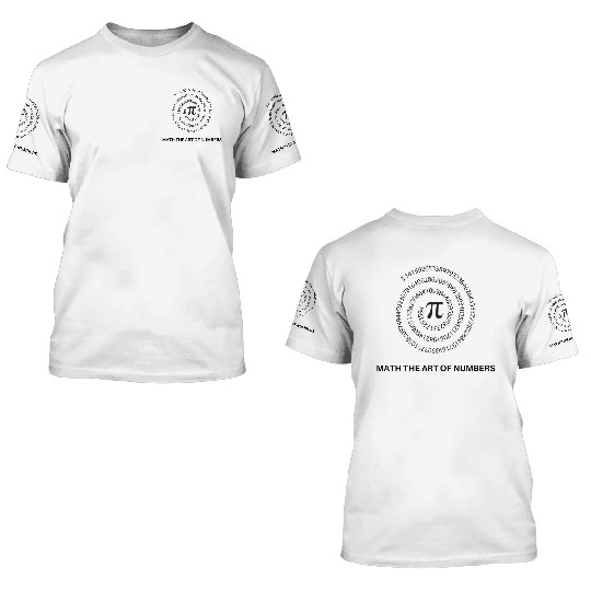 The Art of Math 3D T Shirts
