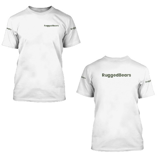 RuggedBears Olive Collection 3D T Shirts