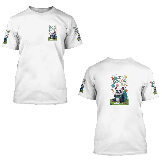 Back to school bliss 3D T Shirts