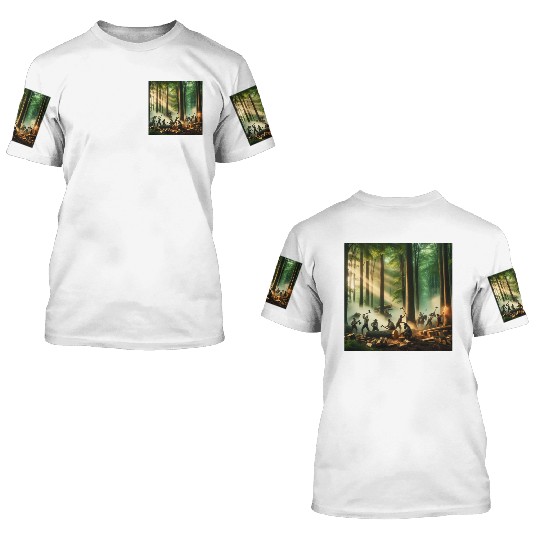 Lumberjacks 3D T Shirts