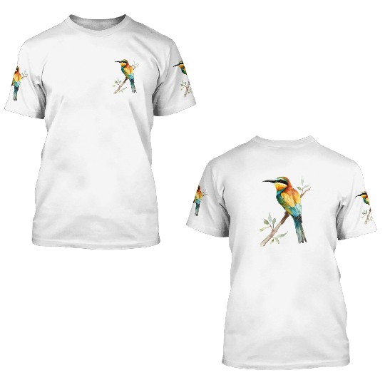 Bee eater 3D T Shirts