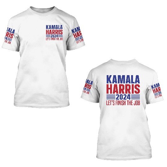 Kamala Harris 2024 for President Vote Tim Walz 3D T Shirts
