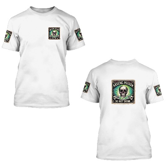 Potion Label Halloween 3D T Shirts