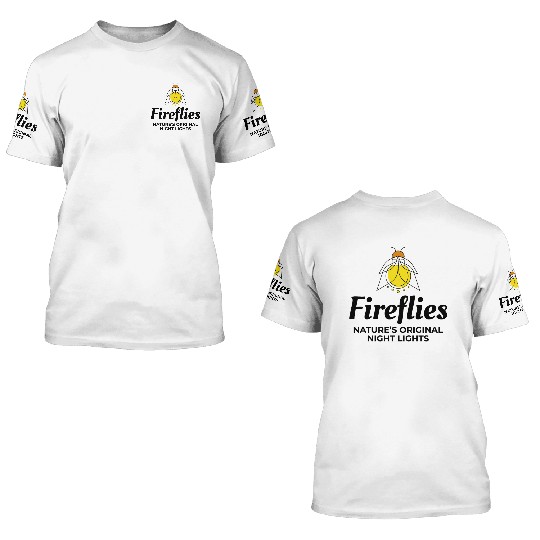 Fireflies Firefly Lightning Bug Insect Collector 3D T Shirts