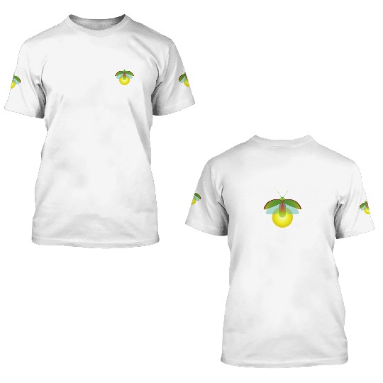 Fireflies Firefly Lightning Bug Insect Collector 3D T Shirts