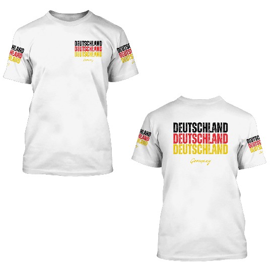 Germany flag, German pride 3D T Shirts