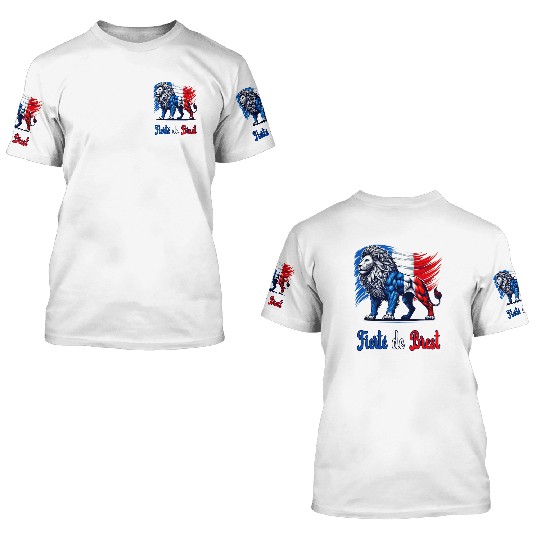 The proud Brest flag design 3D T Shirts