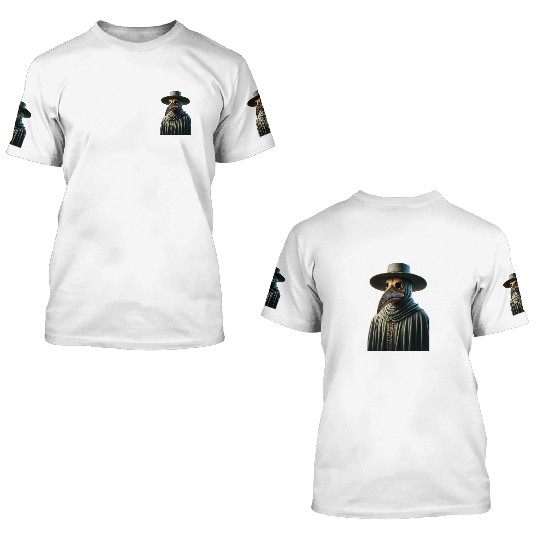 Plague Doctor 3D T Shirts