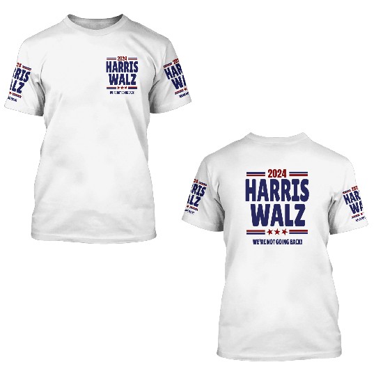 Kamala Harris TIM WALZ 2024 3D T Shirts