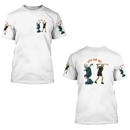 3D T Shirts Softstyle unisexe patineur squelette