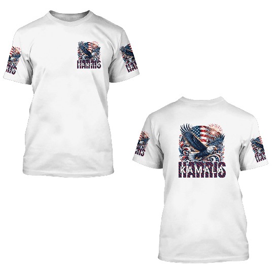 Kamala Harris 2024 3D T Shirts