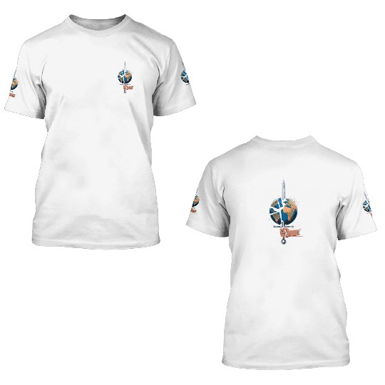 Wars destroy the earth 3D T Shirts