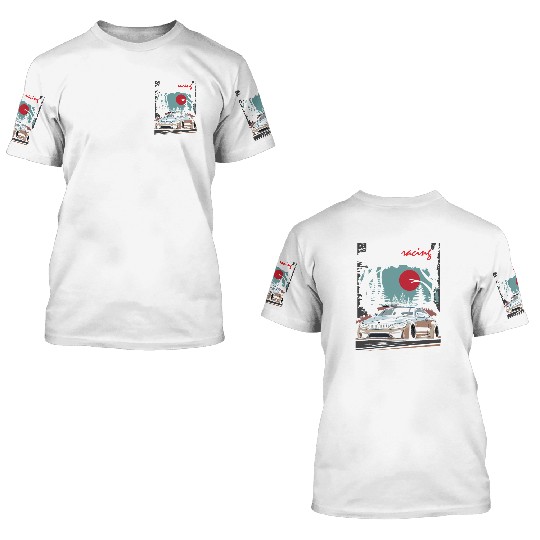 true racing freedom 3D T Shirts