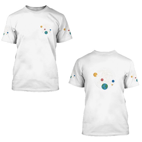Special plantes solar system 3D T Shirts