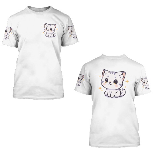 Meow Series: Soft-Spot Wonder 3D T Shirts
