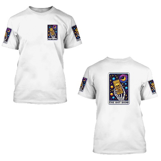Tarot Card Collection - The Shit Show 3D T Shirts